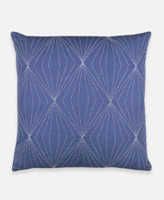 blue prism design decoratve throw pillow